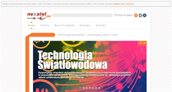 Desktop Screenshot of nexatel.pl